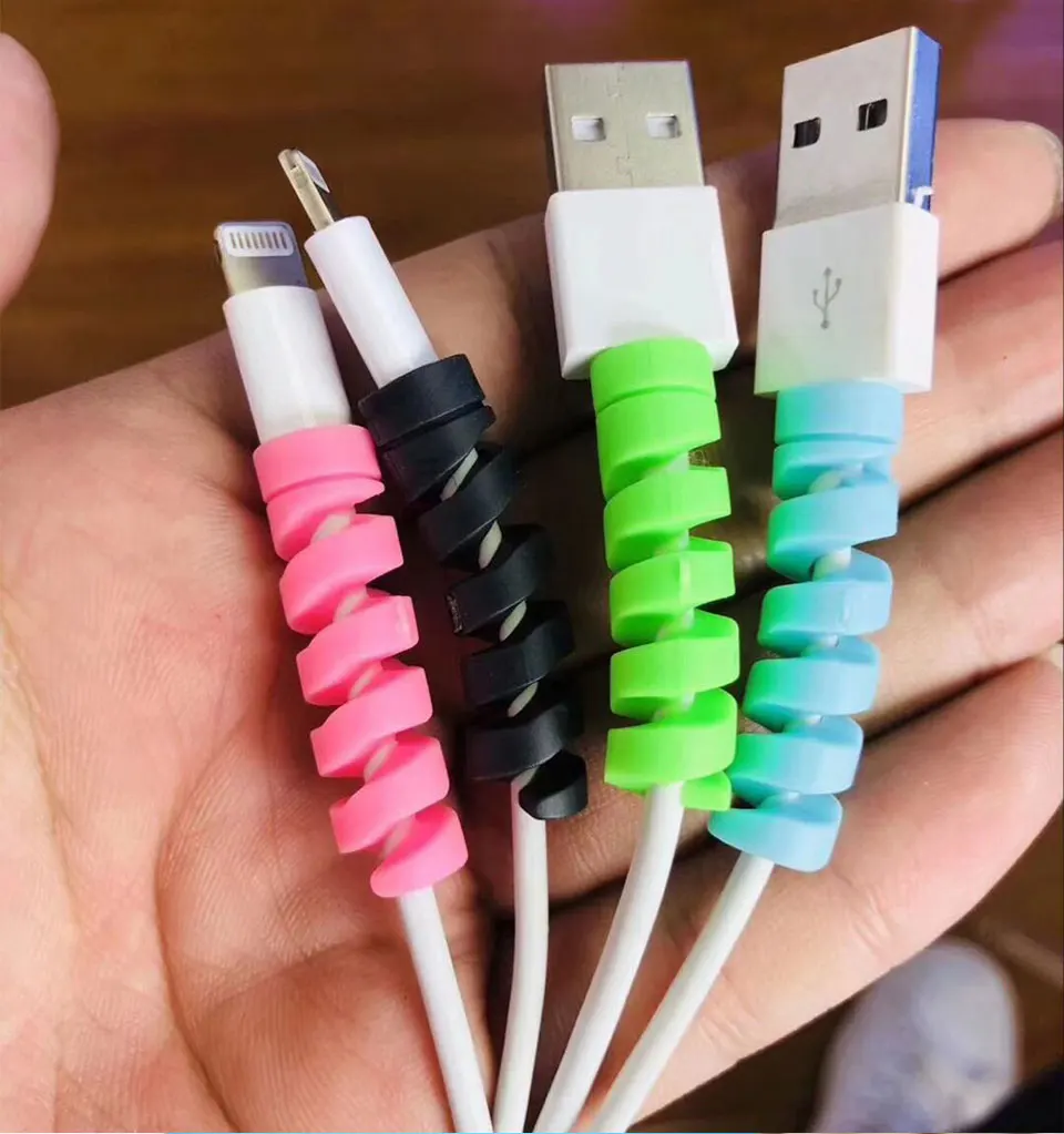 30 шт. устройство для намотки кабеля USB протектор для кабеля наушников зарядное устройство для iphone 5/5/6/7/8/X для Huawi samsung защита кабеля