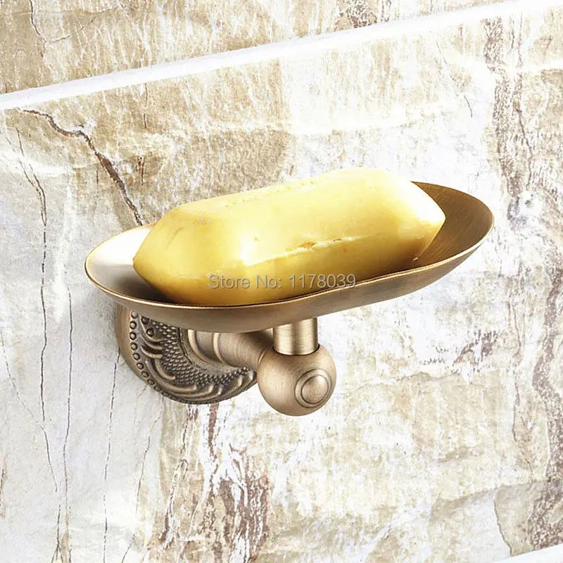 Luxury antique bathroom soap dishes,all copper retro copper soap dish,European style bathroom