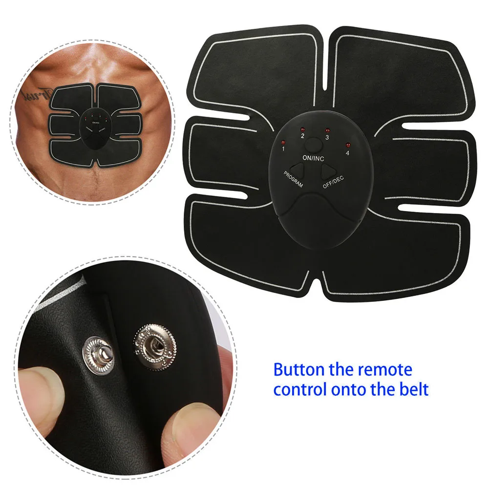 

Smart Stimulator Training Abs Fitness Gear Muscle Abdominal Toning Belt Trainer Device WS99