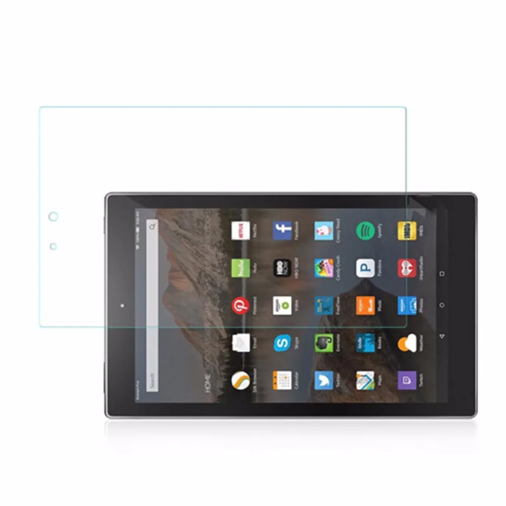 

For Amazon Kindle Fire HD 10 (7th Gen 2017) 10" Tablet Premium 0.26mm Thickness Tempered Glass Screen Protector with 9H Hardness