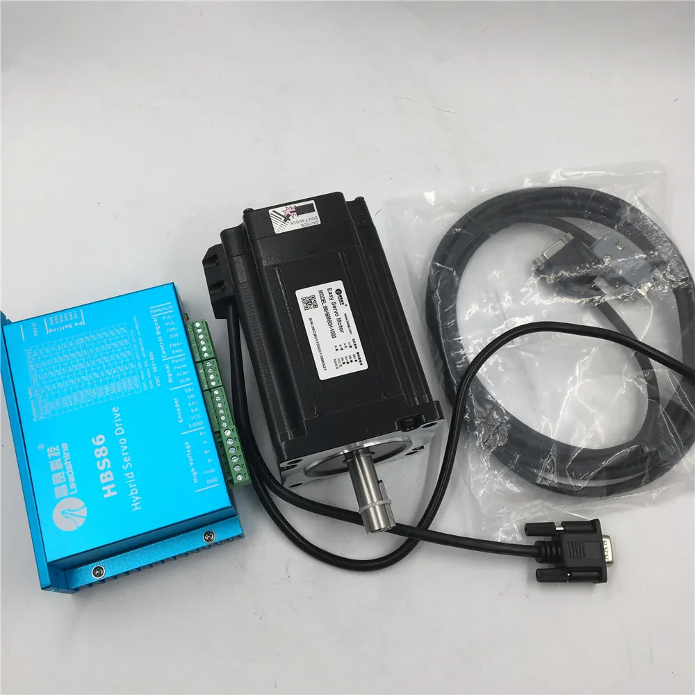 Leadshine Nema34 шаговый двигатель 4нм Гибридный сервопривод DSP замкнутый цикл 2ph и 20 50VDC