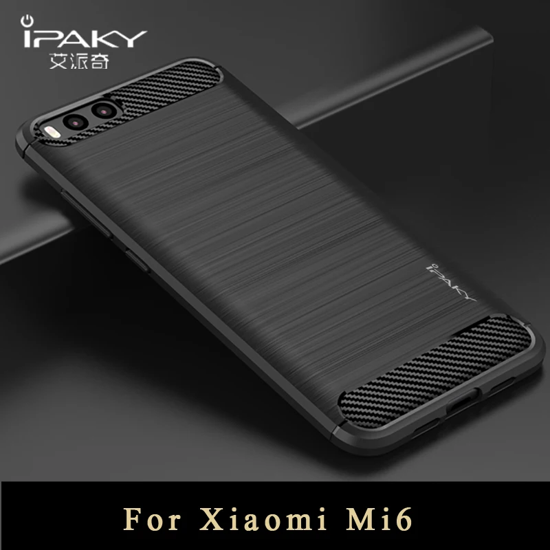 Xiaomi mi6 Чехол ipaky бренд xiomi mi 6 Силиконовая задняя крышка xiaomi pro тонкий матовый ТПУ