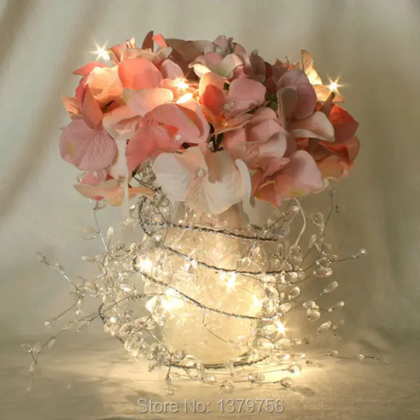 10pcs 1m 10leds Waterproof Tiny Wire Led Fairy String Light For