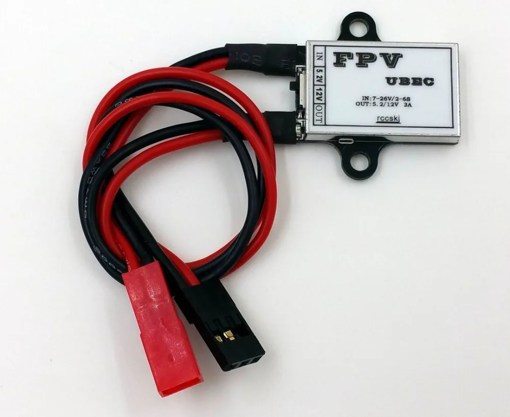 2 6S 7 26V input / 5.2V 12V 3A output FPV UBEC BEC Transmitter Power