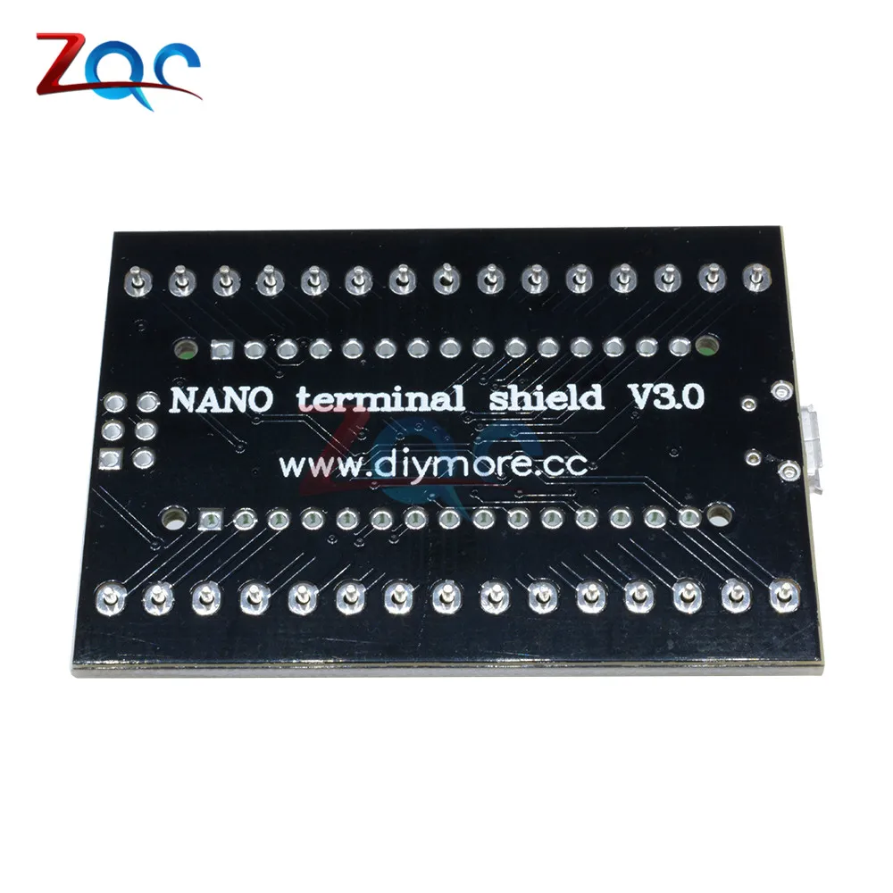 Micro USB Atmega328P Nano V3.0 CH340 драйвер с адаптером клеммой Плата расширения 2 в 1 модуль