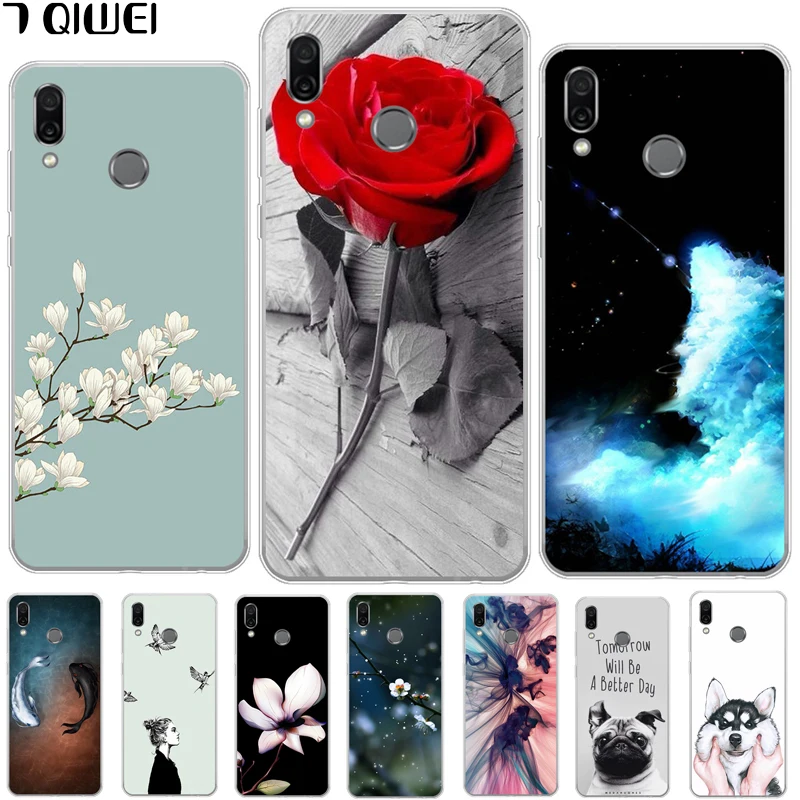 

6.3'' Cover For Huawei Honor Play Case COR-L29 Soft Silicone Phone Case For Huawei Honor Play Case Coque TPU COR-L29 Para Thin