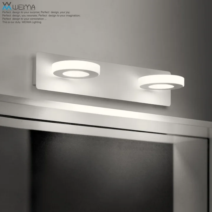 إيطاليا تصميم 3-Light حمام شريط في الجسم المعدني ، الحمام الغرور أدى الإضاءة