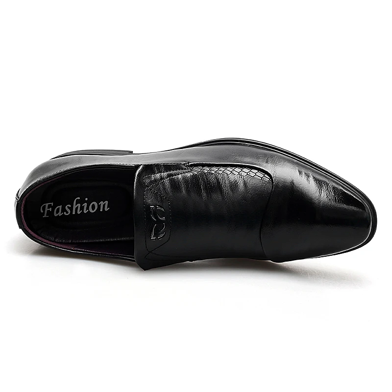Formal Oxfords 2019 Sapatos Senhores De Hombre Reunião Negócios Ectic Apontou Couro Zapatos Clássico Homens Do Escritório Preto Toe fxwPqY
