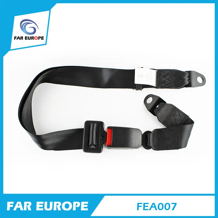 Одежда высшего качества по индивидуальному заказу Европейский Стандартный регулируемый ремень безопасности автомобиля Черный 2-точечный 47 мм автомобильного ремня безопасности, FEA007
