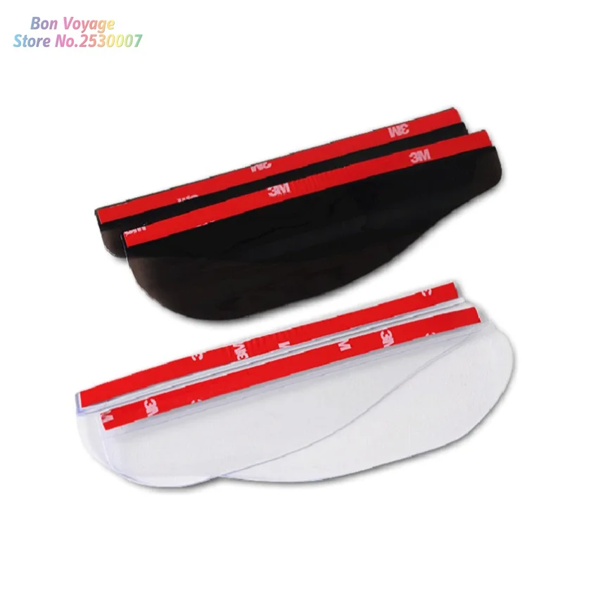 

1Pair Car Back Mirror Eyebrow Rain Cover For Dodge Caliber Challenger Charger Durango Nitro Any Car