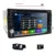 Nuovo! Touch screen 2Din In Dash Car DVD Player GPS Universale Stereo Radio BT USB Mirrorlink RDS 1080 P + Trasporto libero mappa card + macchina fotografica Libero