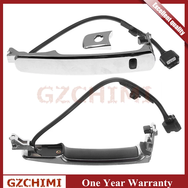 80640-CZ31B 80640CZ31B 80645-CA000 80645CA000 Новая передняя левая снаружи хромированная дверная ручка смарт-вход для 2010-2013 Nissan Rogue