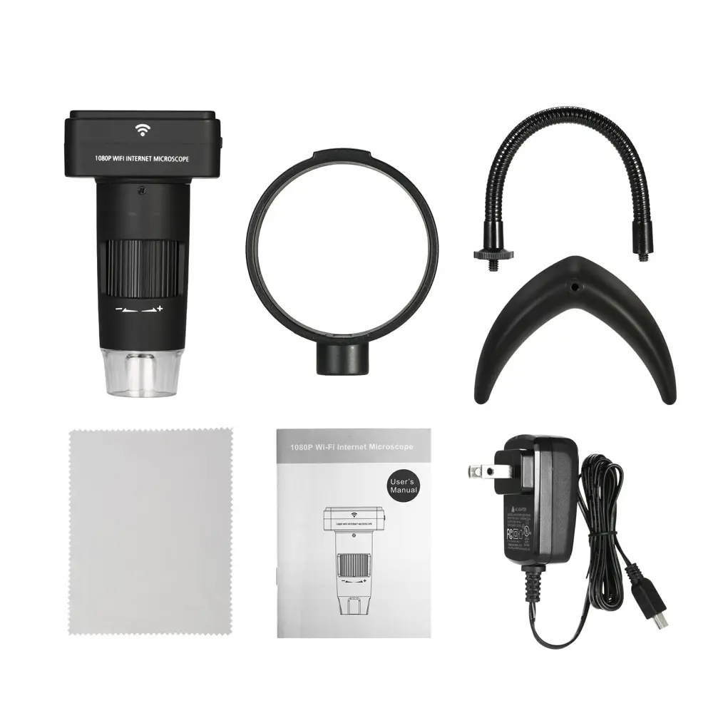 200X Беспроводной Wi-Fi цифровой зум микроскоп 1.0MP Камера 8-светодиодный свет ручное увеличительное стекло лупа для телефона