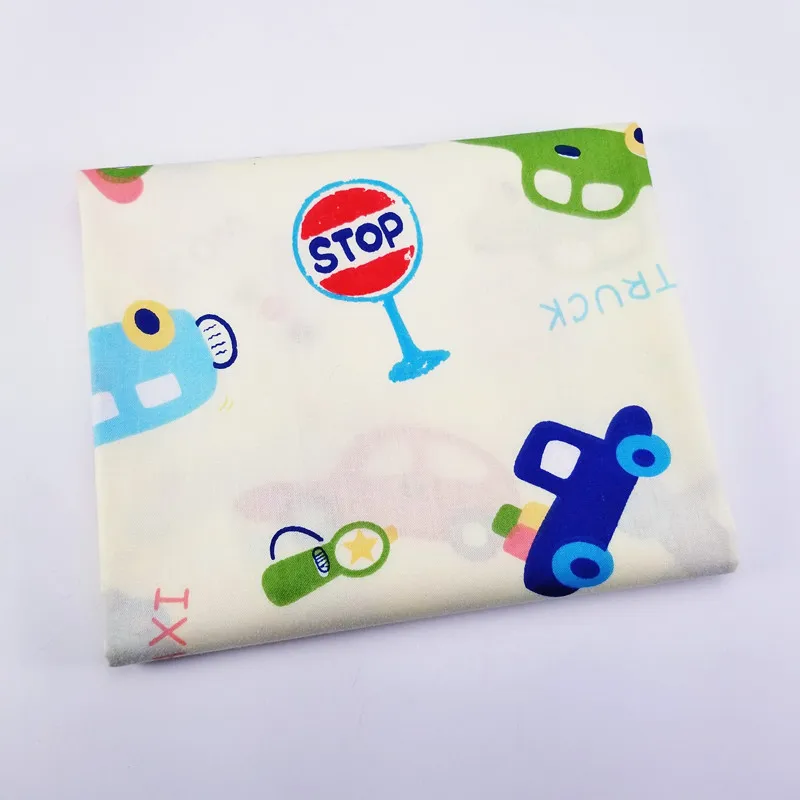 

Cotton Twill Fabric Printed Car Patchwork Cloth For DIY Sewing Quilting Fat Quarters Cloth For Home Textile Material 50x40CM