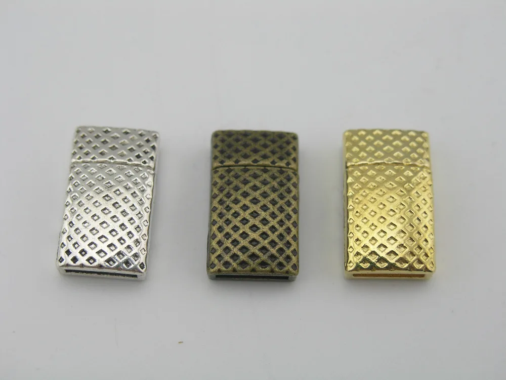 

3 Colors--10 Sets 10mmx2mm Finished Magnetic Clasp For Licorice Leather Cord--CLP1245