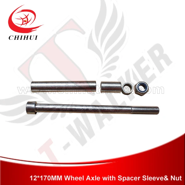 High Quality Gas&Electric Scooter Wheel Axle 12*170mm Wheel Spindle