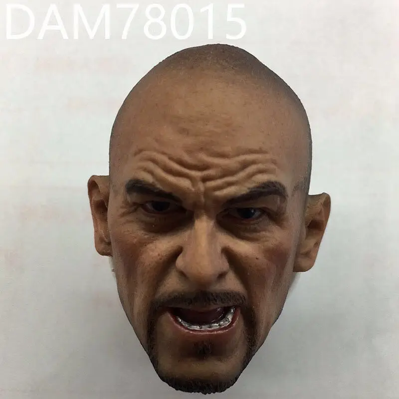 

1/6 Russia DAM78015 FSB Male Solider Head Sculpt Angry Ver AIRFACT Head Carving Model F 12" Man Male Figure Body