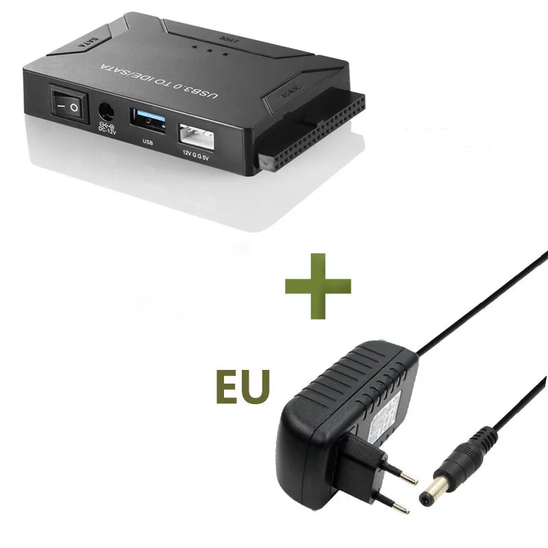 3 in SATA to USB IDE Adapter USB 3.0 to SATA IDE ATA HUB for 2.5" 3.5" HDD Hard Disk Driver With Power Cable