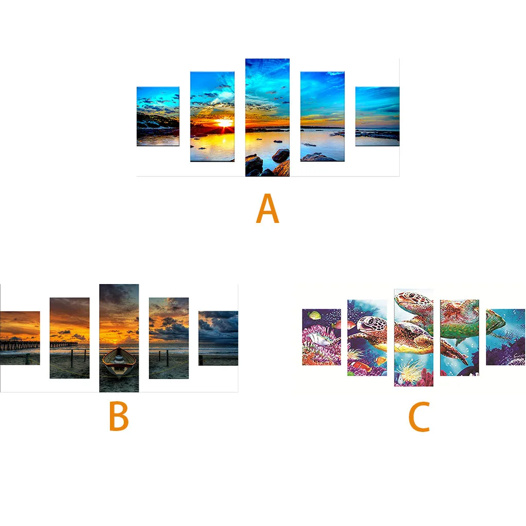 

ISHOWTIENDA Full Drill DIY 5D Diamond Painting Embroidery Cross Crafts Stitch Kit Various Patterns Diamond Painting #35