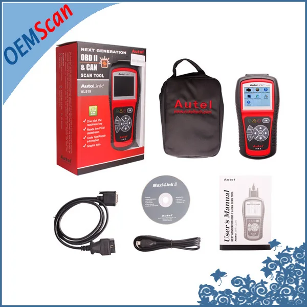 

Legal Distributor 100% Original Autel Autolink AL519 Code reader Code Scanner Tool DHL Free Shipping