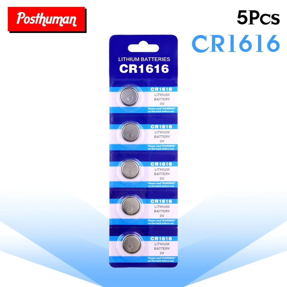 Postuman 5 шт./компл. DL1616 BR1616 ECR1616 5021LC L11 L28 CR1616 3v CR 1616 литиевая батарейка кнопка лазерный