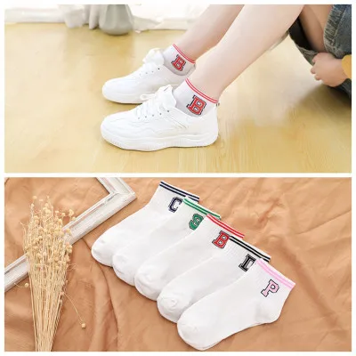 Мужские корейские хлопковые бамбуковые носки Харадзюку, мужские летние дезодорирующие носки до лодыжки, весна-осень, высококачественные мужские носки, 5 пар/лот - Цвет: GG144-14