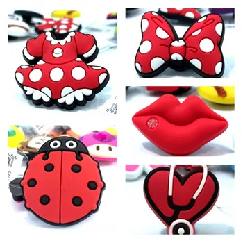 

Mixed Styles 10pcs High Quality Cartoon Shoe Charms Accessories Fit cor croc jibz Party Home Decoretion Kids Gift Fashion Hot