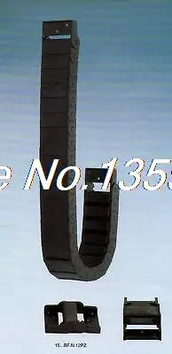

1m(3.28ft) Cable Drag Chain Wire Carrier Size 15*50 Redius 28/48mm With End Fits