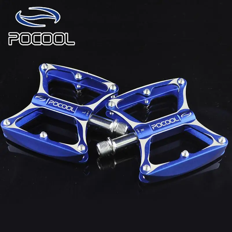 POCOOL Magnesium Alloy City Bicycle Pedals Mountain Bike Pedals Bearing