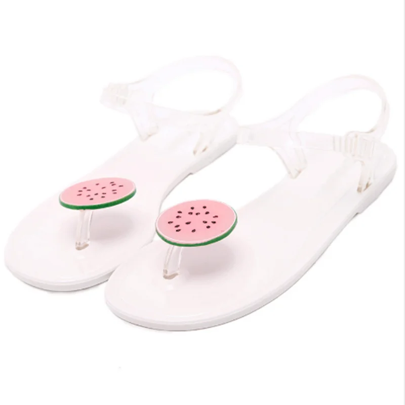 watermelon jelly sandals