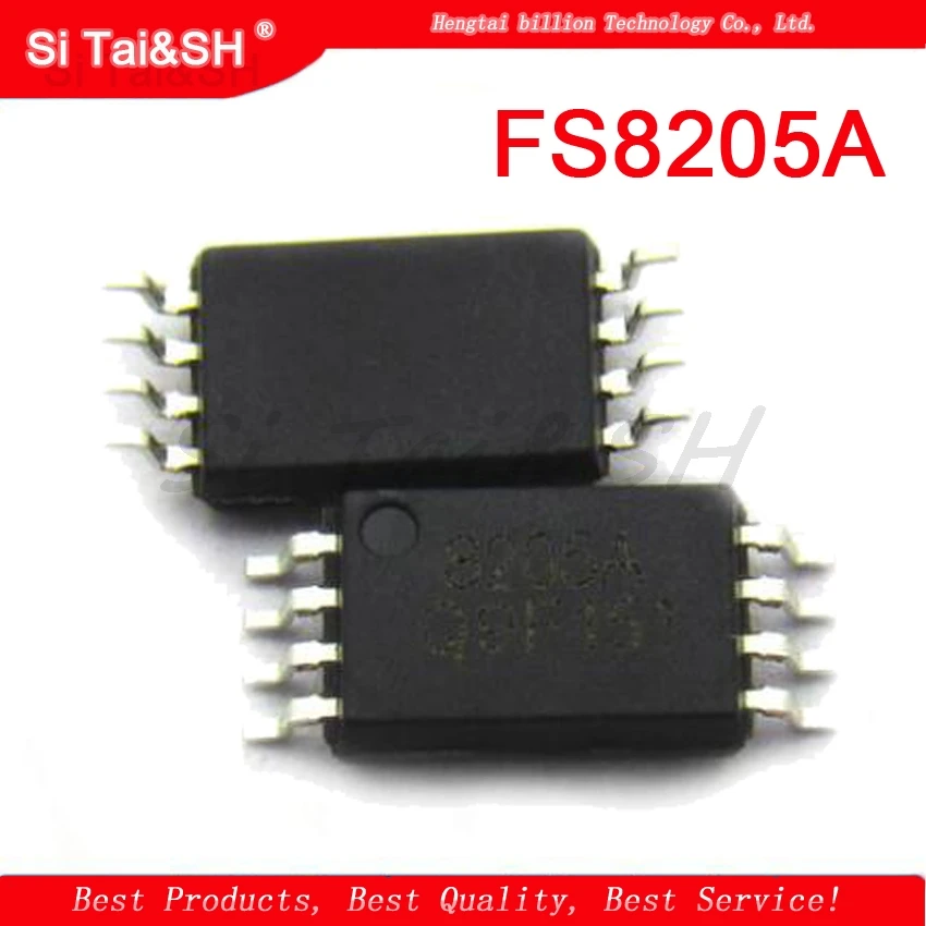 10 шт. SMD FS8205A 8205A литиевая батарея защиты IC MOSFET TSSOP-8