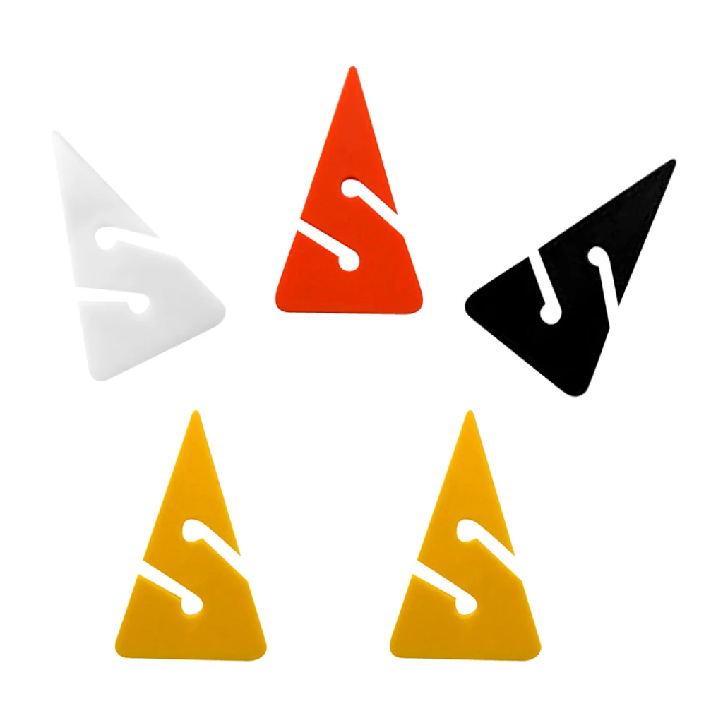Durable 5 Pieces Triangle Line Arrow Marker for Scuba Diving Cave Wreck Dive Multi Color Water Sports Replacement Accessories