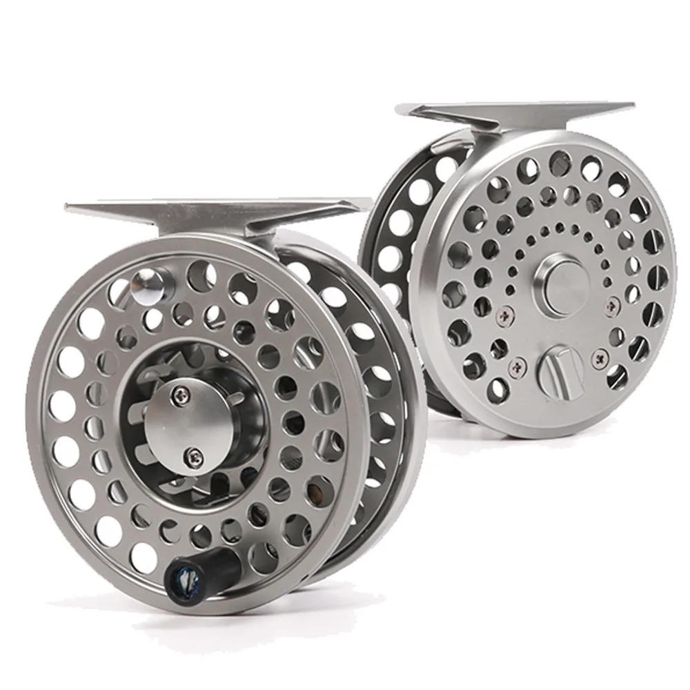 Fishing Reels New Clicker and Pawl Trout Fly Fishing Reel 2/3 WT Sliver