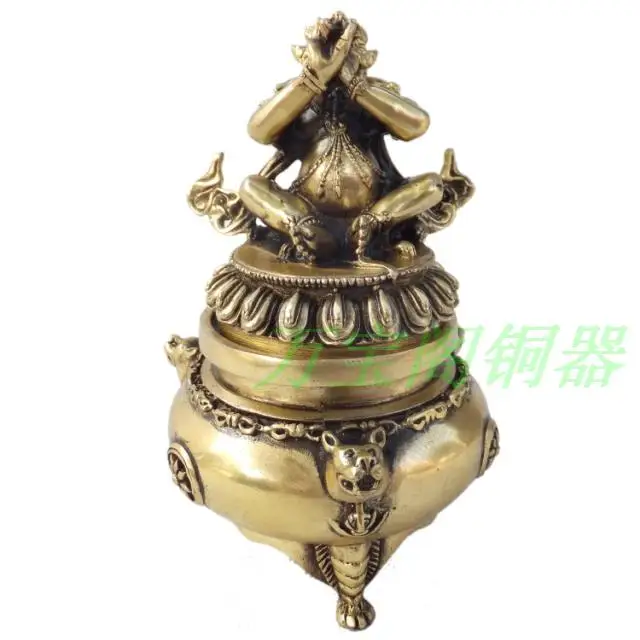 

Copper incense burner aroma furnace buddhism supplies feng shui products decoration technology