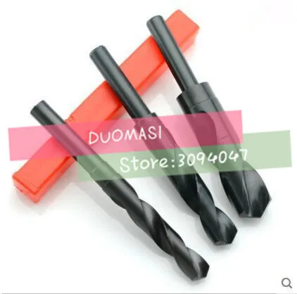 1/2 Pollici Di Diametro Ridotto Shank Hss Twist Drill Bit 22Mm-40Mm Lama Per La Lavorazione Foro Nero Alta Qualità (23/24/25/28/30/32/35/40Mm)