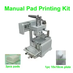 Высококачественная ручная печатная машина накладок комплект не запечатанная чаша чернил система Pad принтер принт с датами кондитерский