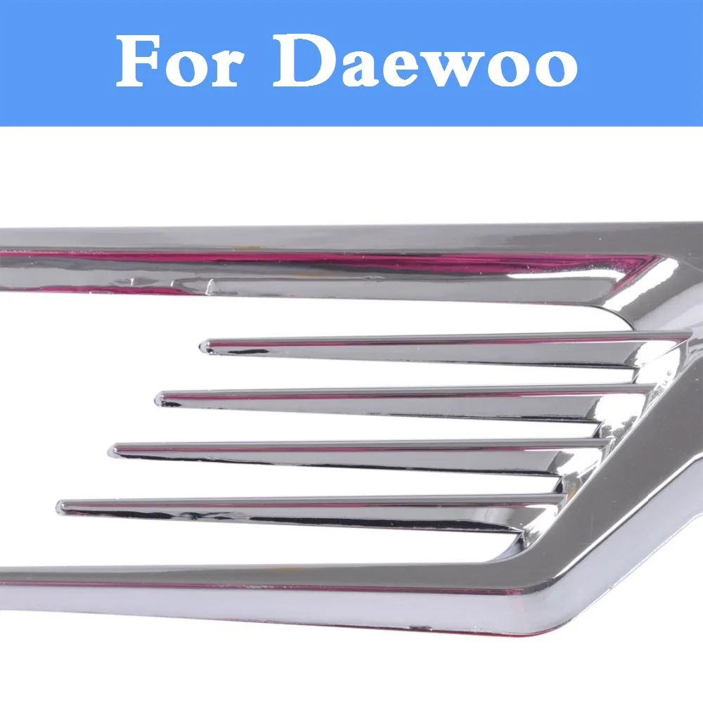 

2017 Air Flow Fender Intake Side Vent Cover Decoration Car Sticker for Daewoo Evanda G2X Gentra Kalos Lacetti Lanos Magnus