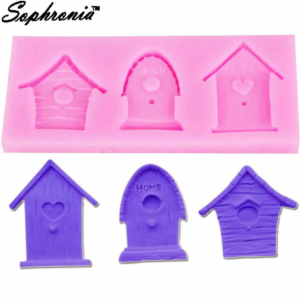 

Sophronia Bird House Silicone Mold Fondant Mould Cake Decorating Tools Chocolate Molds, Sugarcraft, Kitchen Accessories m763