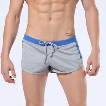 

AIIOU Polyester Men's Summer Casual Pants Boxers Shorts Men's Quick-drying Breathable Fashion Homme Comfortable Shorts Underwear