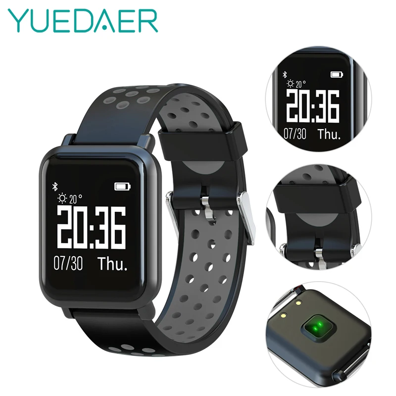

Original SN60 Smart Bracelet Fitness Tracker 5ATM Waterproof Heart Rate Monitor Blood Oxygen 0.96" OLED Touch Activity Tracker
