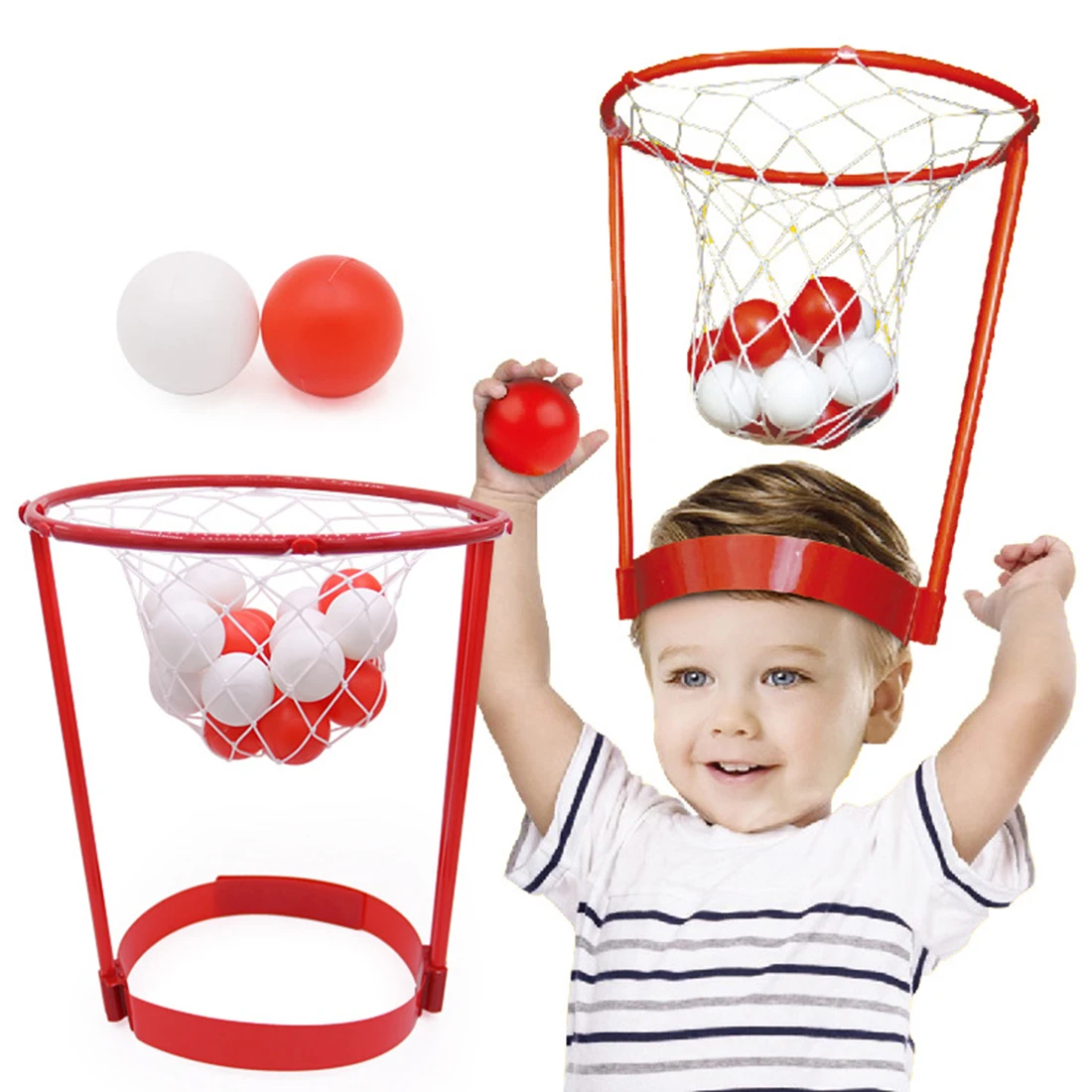 Children Headband Hoops Catching Basketball Board Indoor and Outdoor