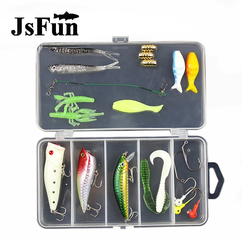 Buy 22pcs Multi Fishing Lure Mixed Colors Plastic