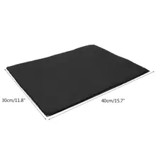 9 pcs Adesivo de Borracha de Isolamento de Algodão Grosso Absorção de Borracha À Prova De Som Espuma de Isolamento de Ruído Do Carro Placa 5mm