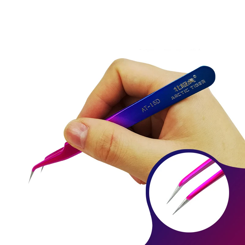 High-density stainless steel tweezers mobile phone repair beauty electronic communication indust tweezers set High-density stainless steel tweezers mobile phone repair beauty electronic communication indust tweezers set