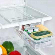 Кухонная коробка для хранения холодильника, контейнер для еды, свежая полка для хранения, выдвижной ящик, кухонный Органайзер 41X17X12 см
