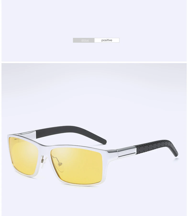 DEARMILIU, очки ночного видения, алюминиево-магниевые, мужские солнцезащитные очки, поляризационные, квадратные, зеркальные, мужские очки, аксессуары для мужчин