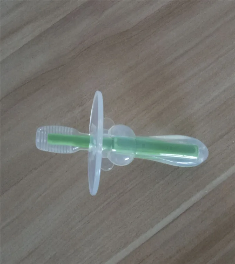 2PCS/set Kids Soft Silicone Training Toothbrush Baby Children Dental Care Tooth Brush Tools Baby kid Teething Teether