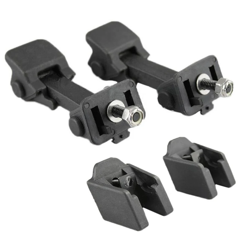2Pcs Black ABS Car Hood Lock Latches Catch Locking For Jeep Wrangler JK