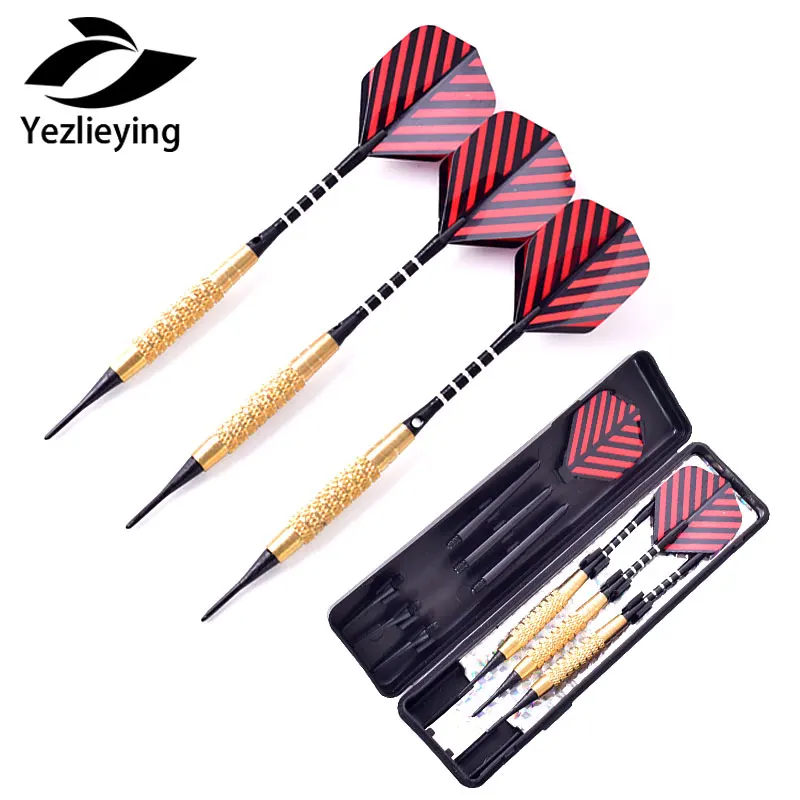 Electronic Dart Set 3 pcs/lot New High quality 18g steel, copper, aluminum shaft Soft tip dart