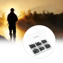 150 шт./лот много размеров Рыбалка прочные крепежные кольца Морской рыболовный поворотный Вертлюг аксессуары рыболовные аксессуары